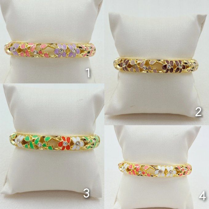 Bracelet jonc Thaïlandais 4 modèles 