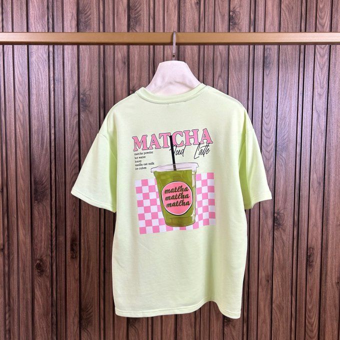 Tee shirt vert d'eau Matcha 