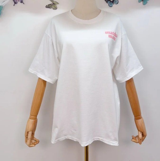 Tee shirt blanc Matcha tendance 