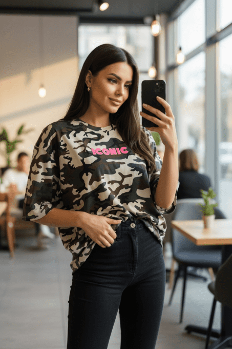 Tee shirt iconic iconic camouflage 