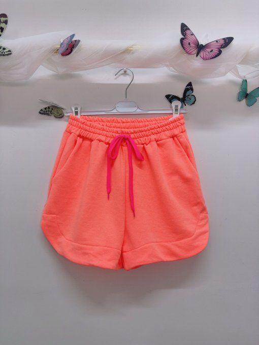 Short molleton fluo 3 coloris 