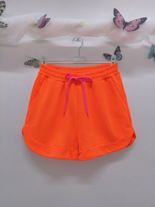 Short molleton fluo 3 coloris 