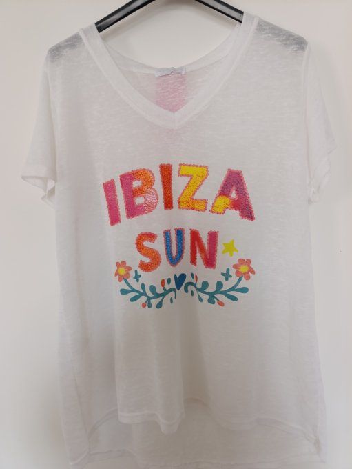 Top tendance inscription Ibiza Sun 3 coloris 
