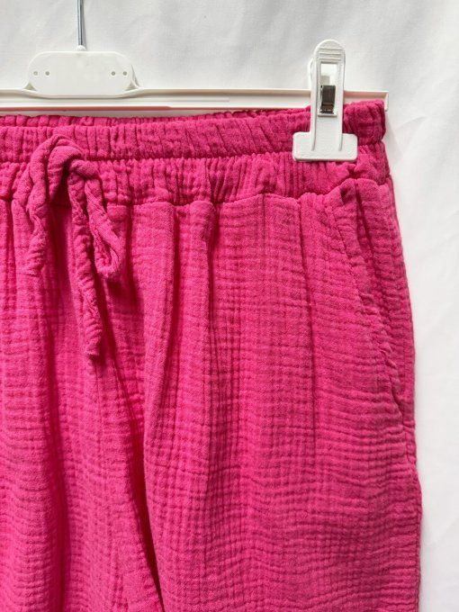 Short en gaze de coton  dives coloris 