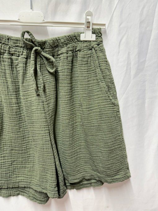 Short en gaze de coton  dives coloris 