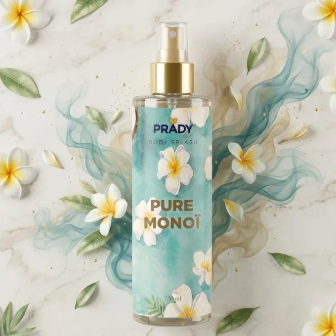 Brumes parfumées spécial été " body splash " de chez  Prady  