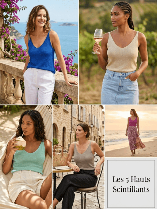 Top lurex tendance différents coloris 36/42