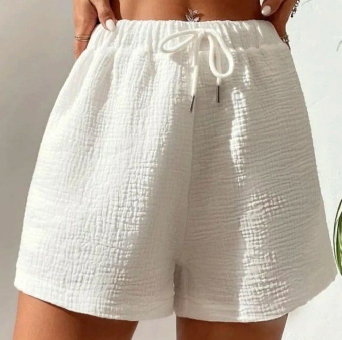 Short en gaze de coton divers coloris - T.U 36/42