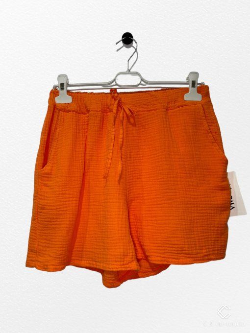 Short en gaze de coton divers coloris - T.U 36/42