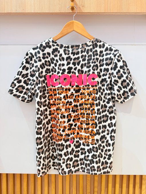 Tee short léopard Iconic t.u 36/42