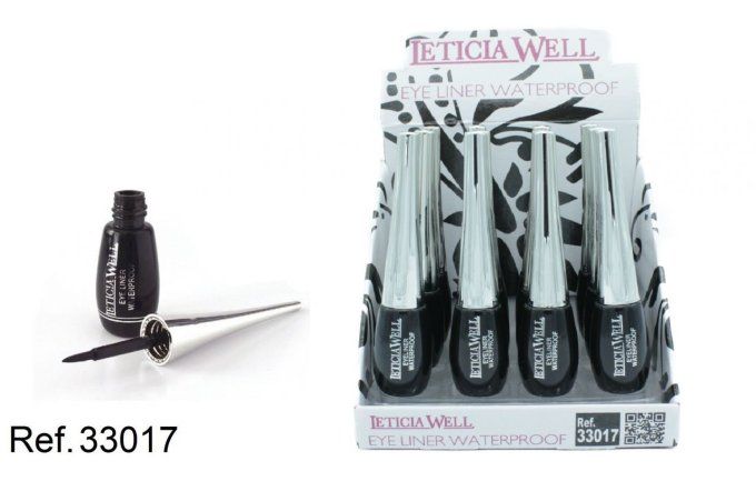 Eye liner noir haute précision waterproof Leticia Well